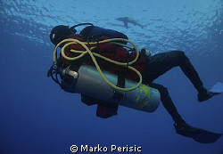 A diver and OWT. by Marko Perisic 